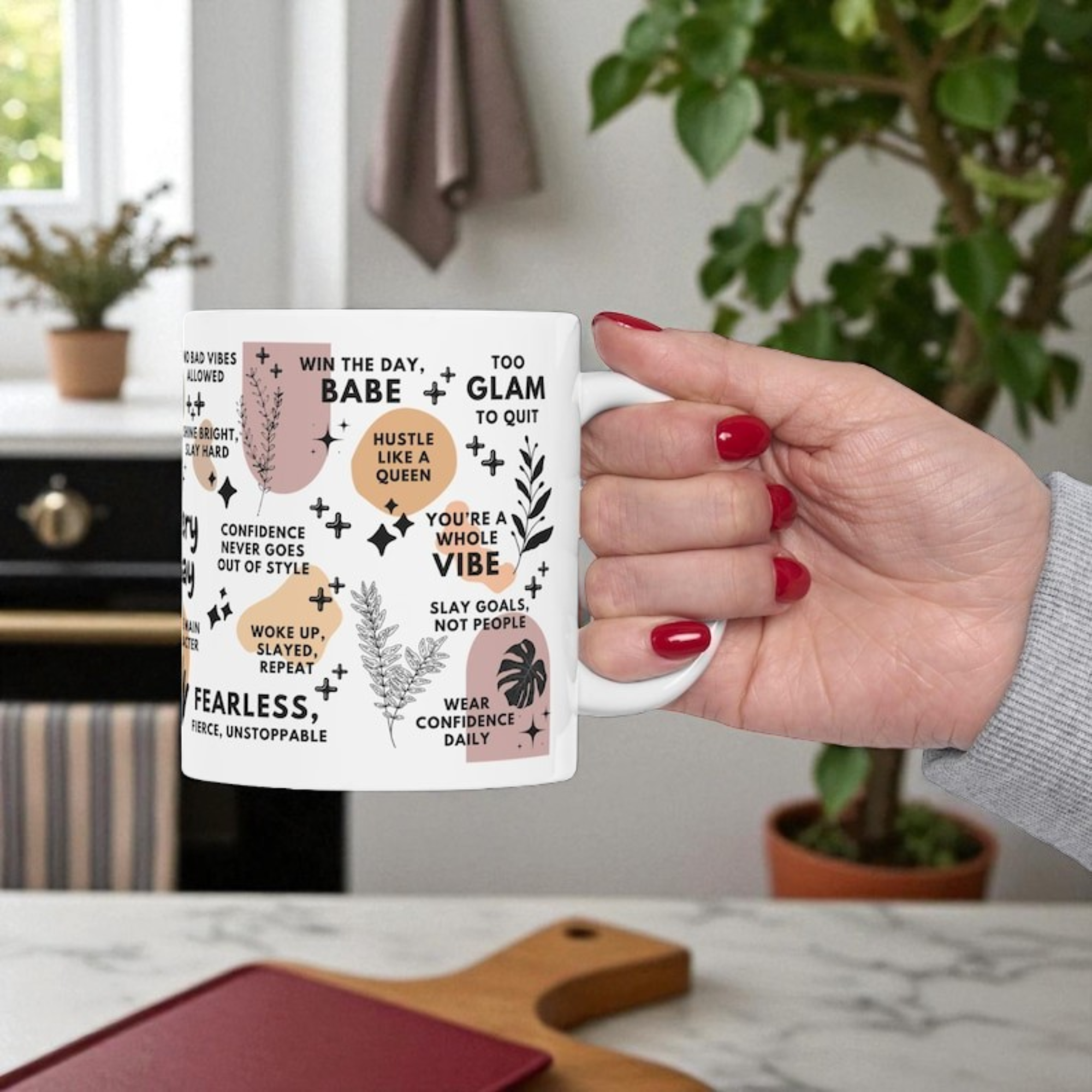 Slay Every Damn Day Mug; 11oz/15oz