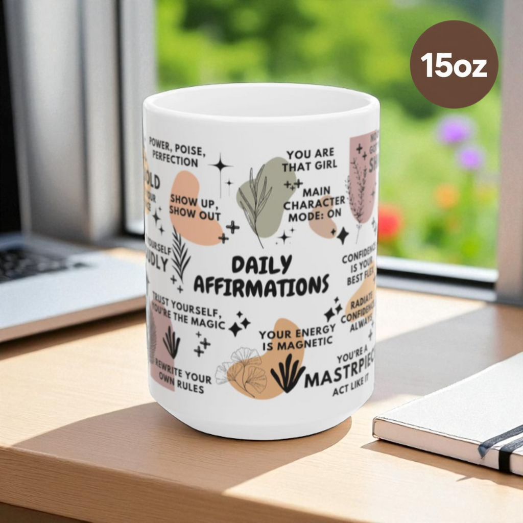 Daily Affirmations Mug; 11oz/15oz