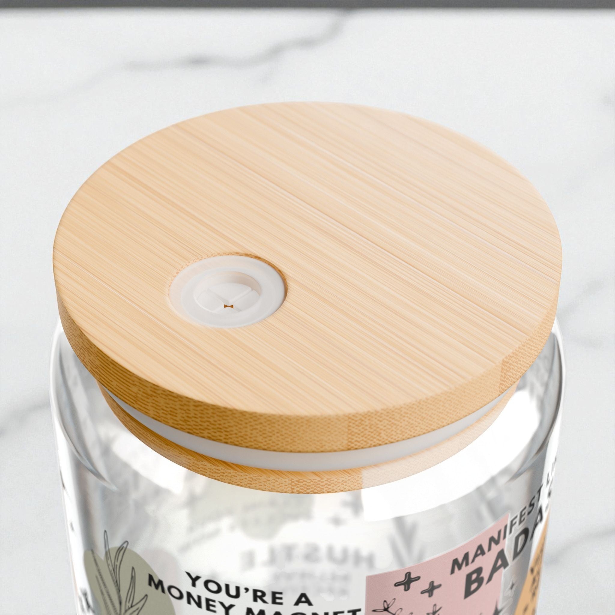 Manifest That Energy Glass Tumbler; 16oz