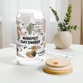 Manifest That Energy Glass Tumbler; 16oz