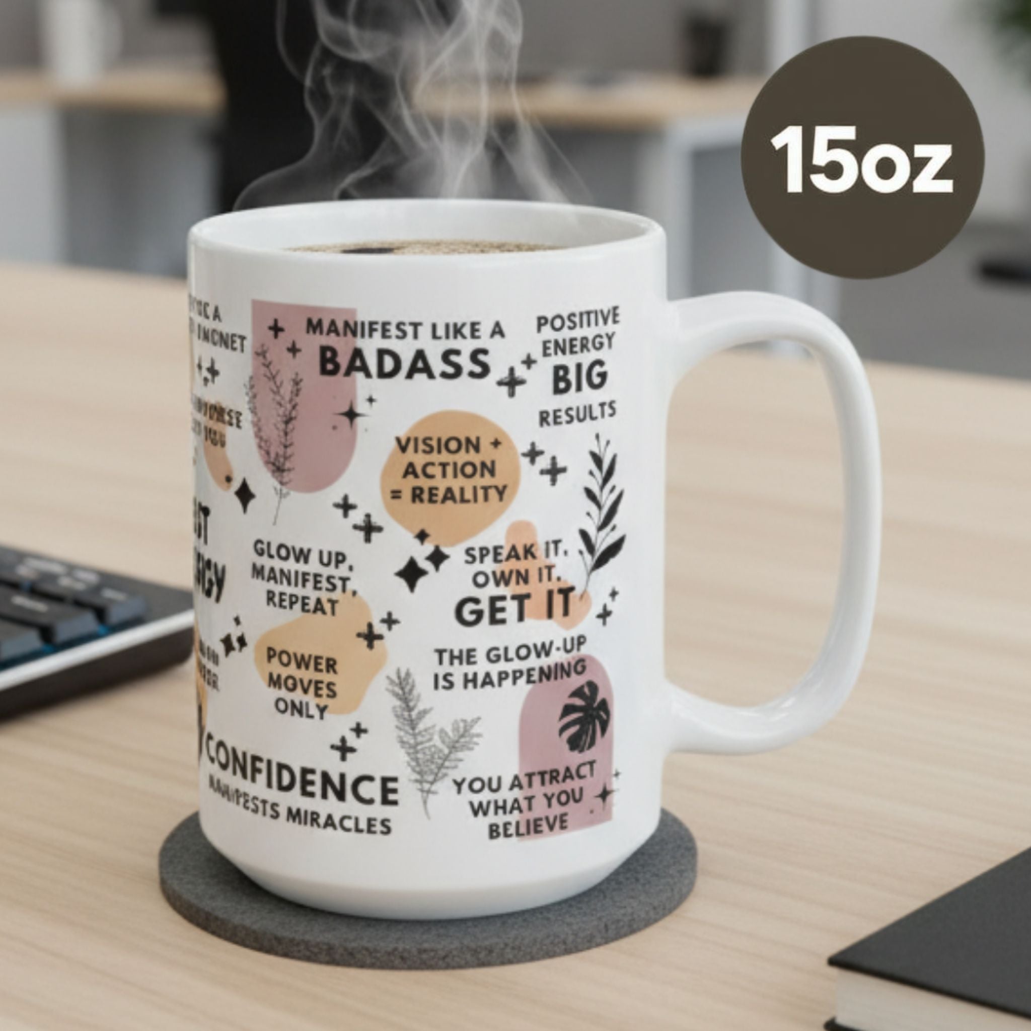 Manifest That Energy Mug; 11oz/15oz