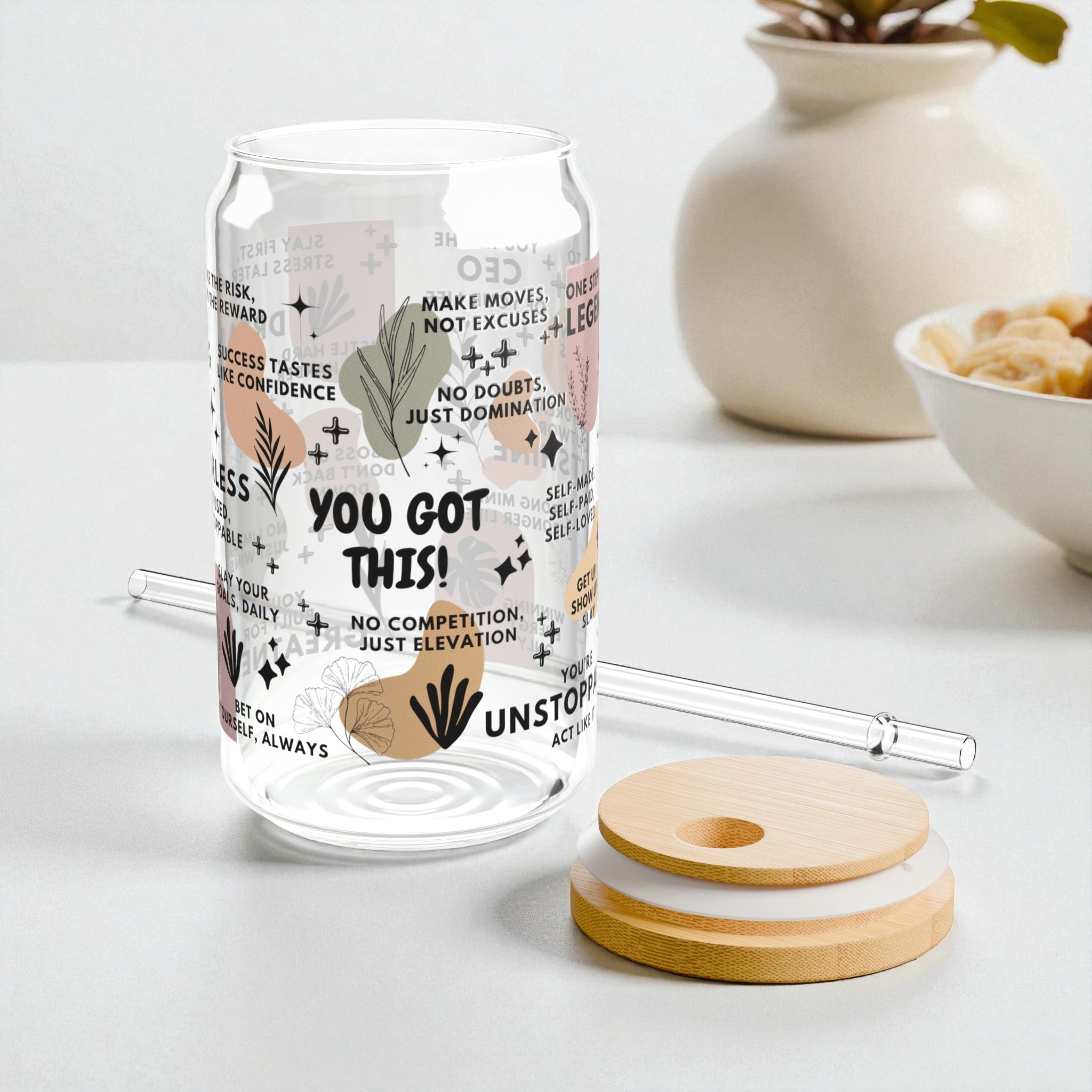 You Got This Glass Tumbler; 16oz