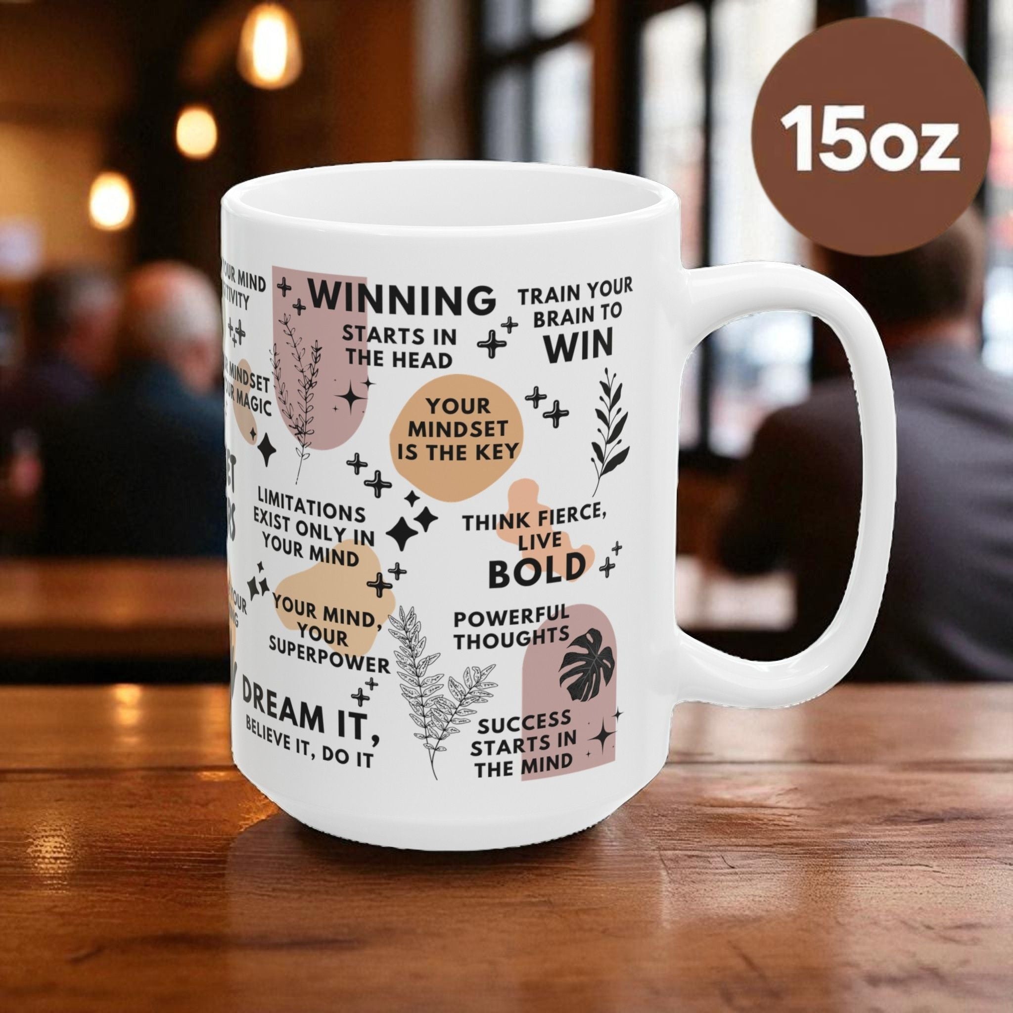 Mindset Matters Mug; 11oz/15oz