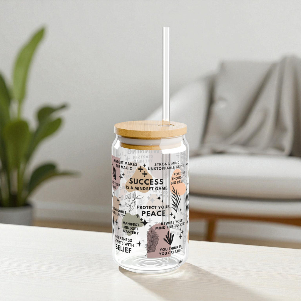 Mindset Matters Glass Tumbler; 16oz