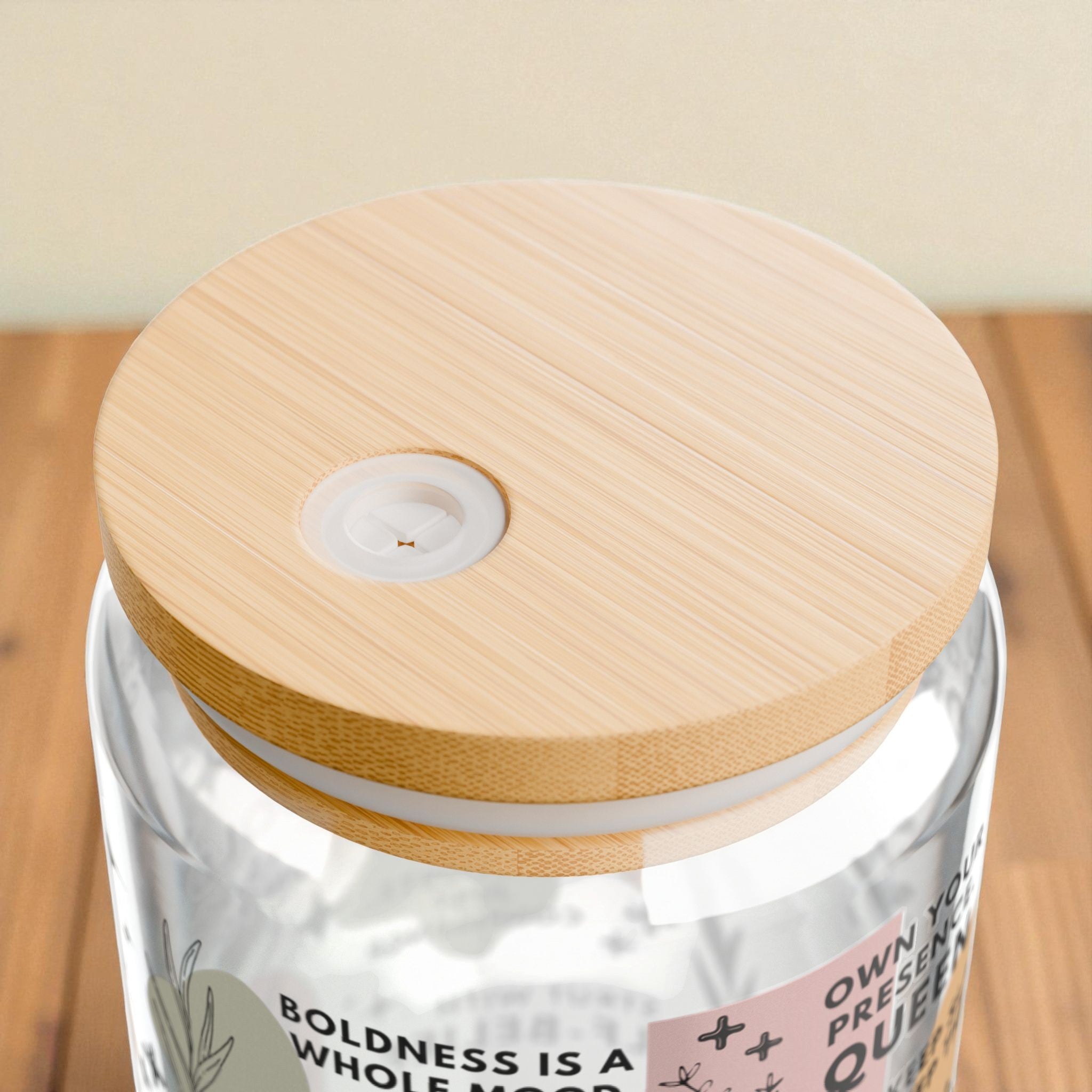 Confidence Club Sipper Glass; 16oz – Motivational Drinkware for Women