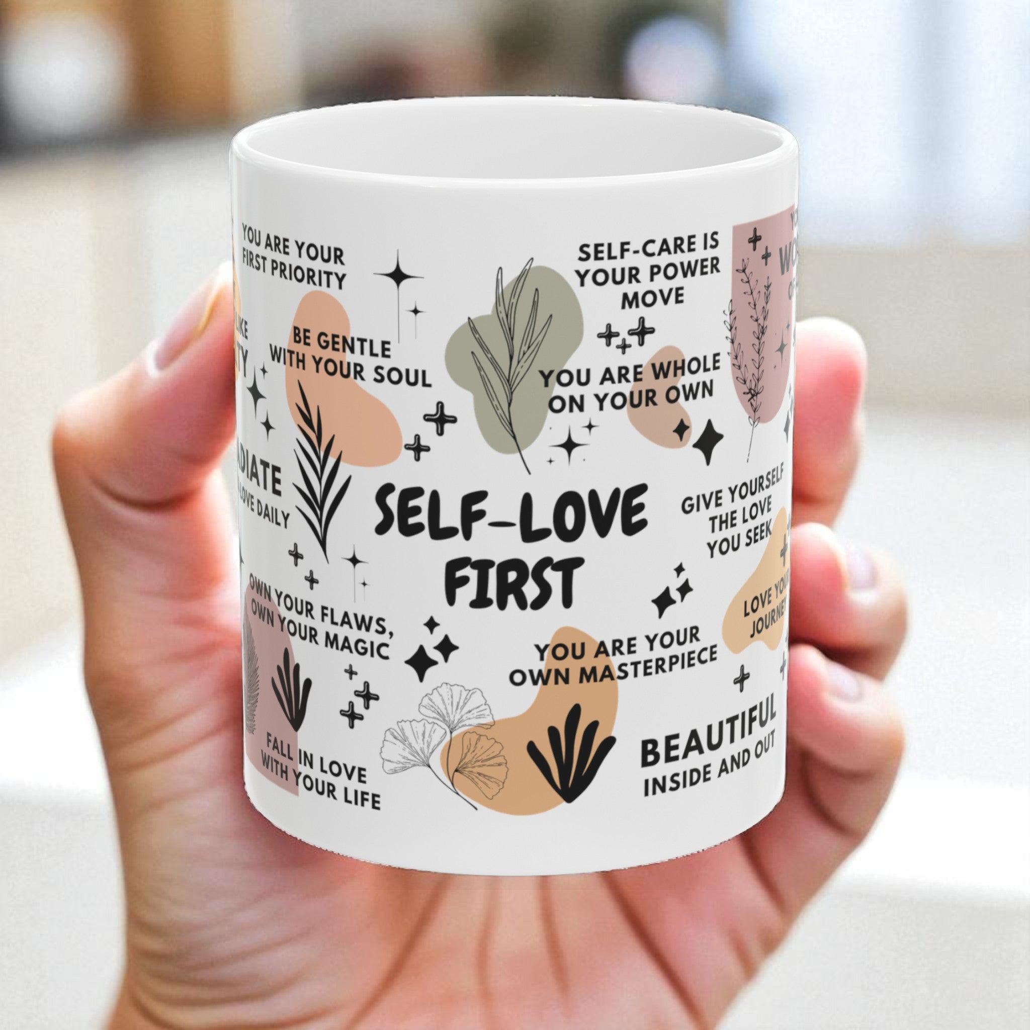 Self-Love First Mug; 11oz/15oz