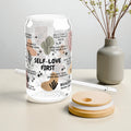 Self-Love First Glass Tumbler; 16oz