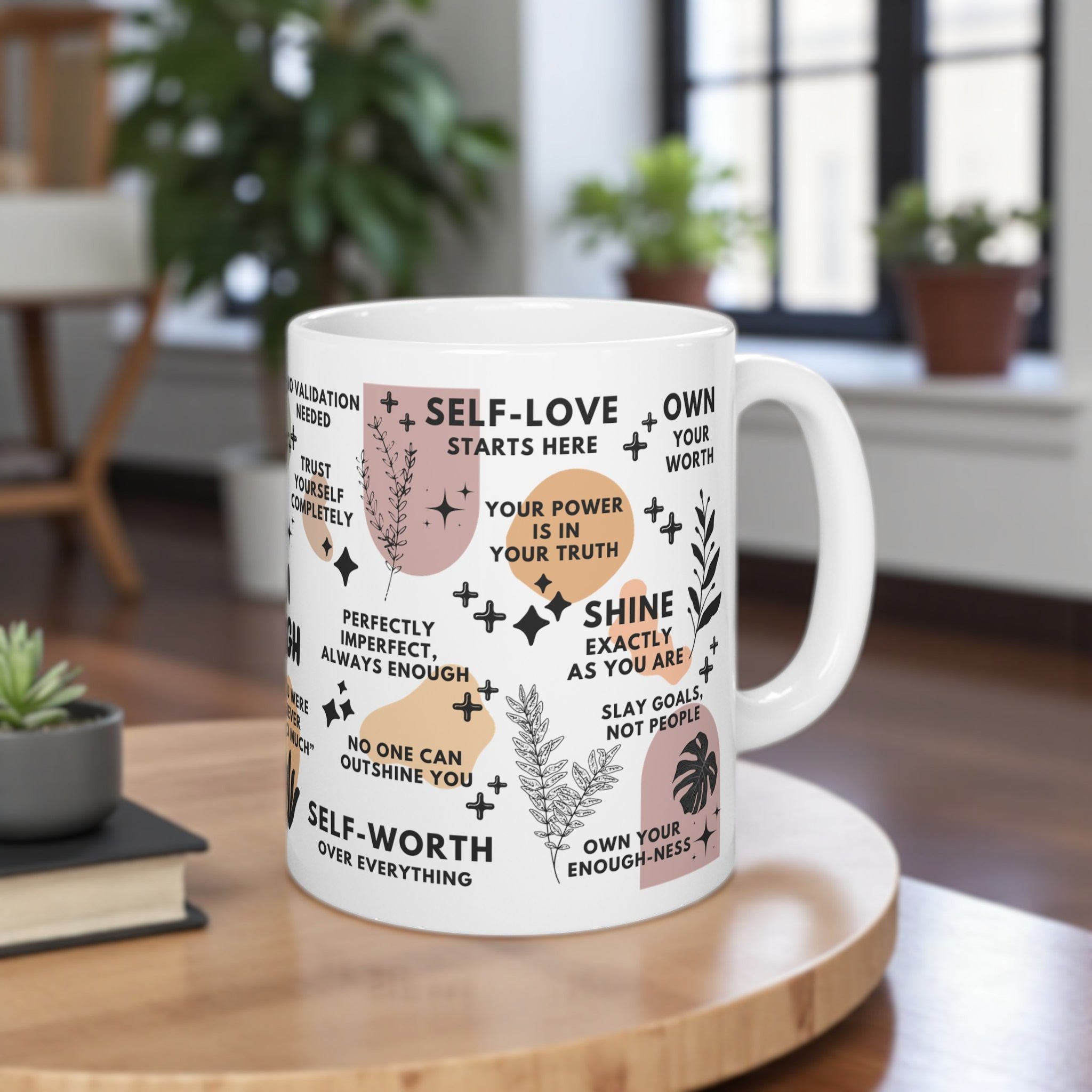 I Am Enough Mug; 11oz/15oz