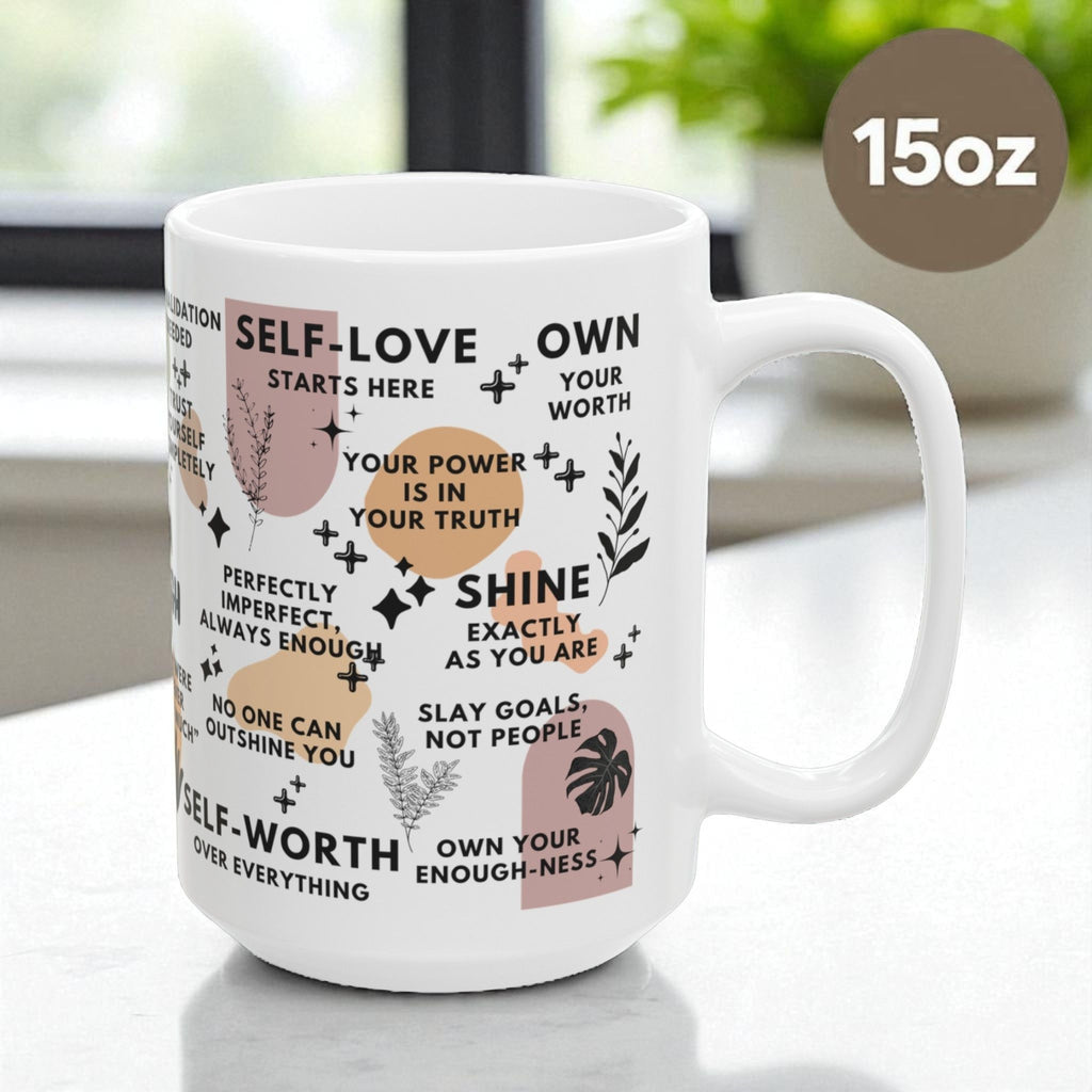 I Am Enough Mug; 11oz/15oz