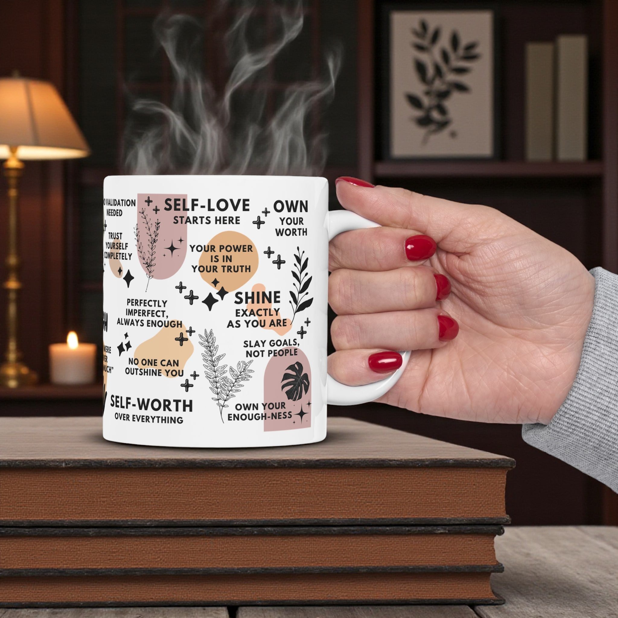 I Am Enough Mug; 11oz/15oz