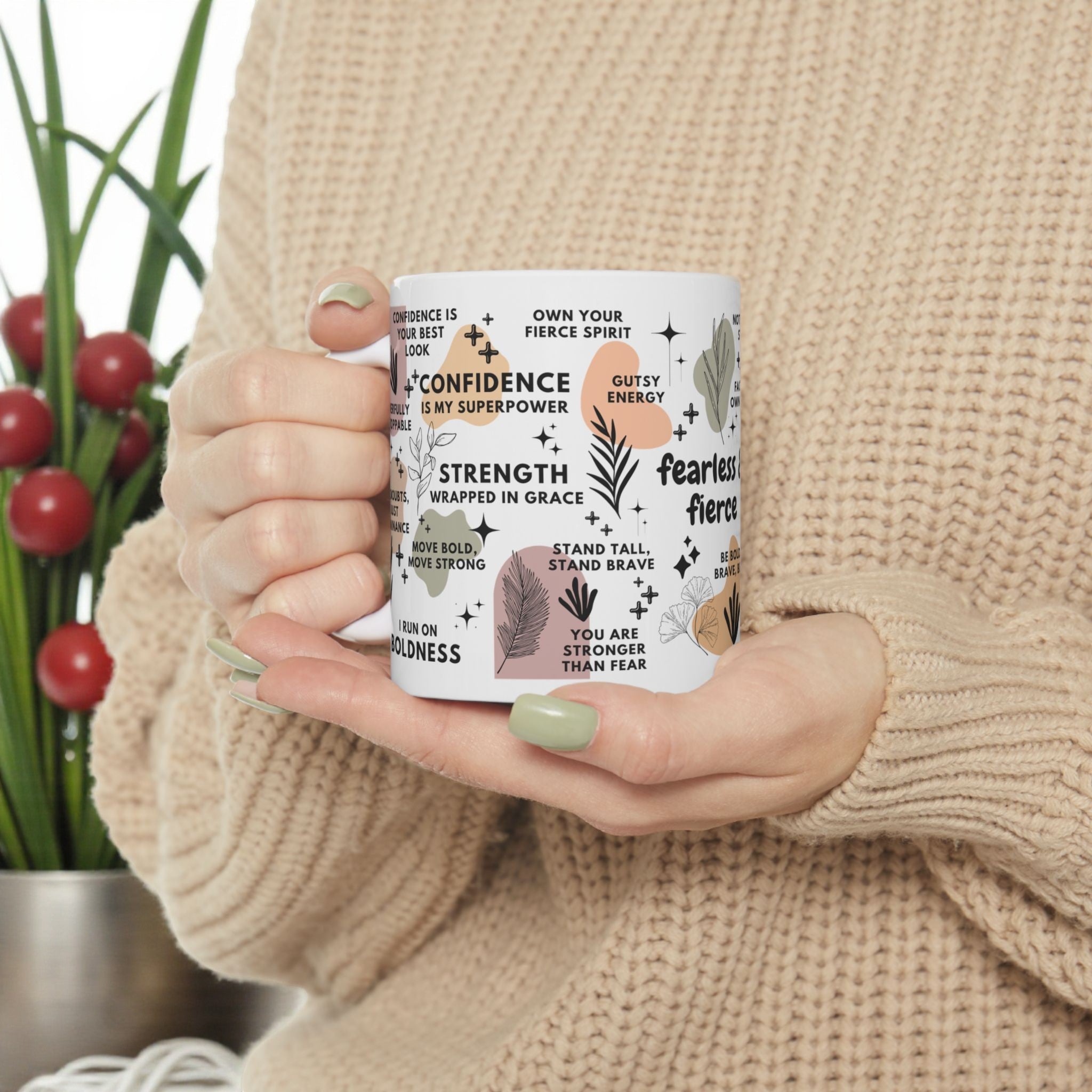 Fearless & Fierce Mug; 11oz/15oz