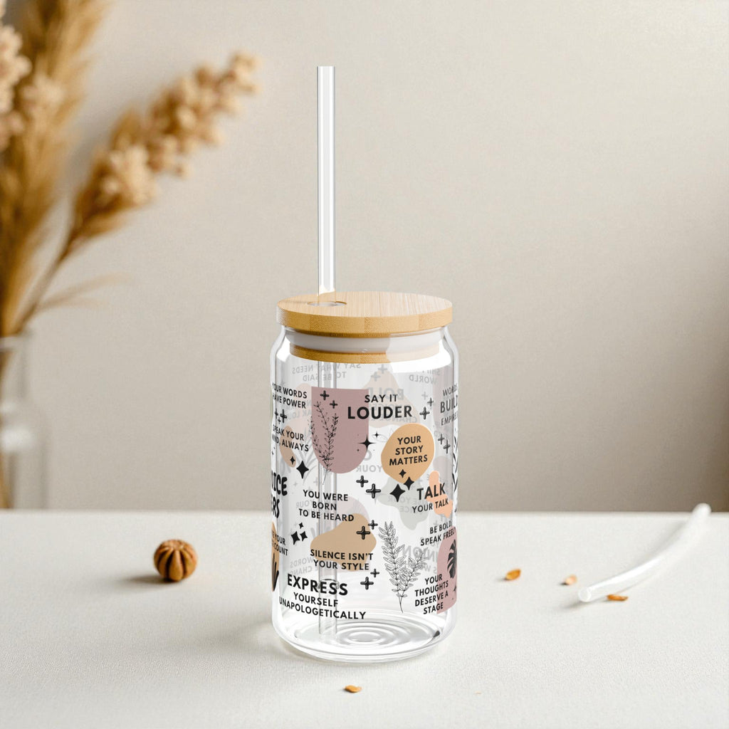 Your Voice Matters Glass Tumbler; 16oz