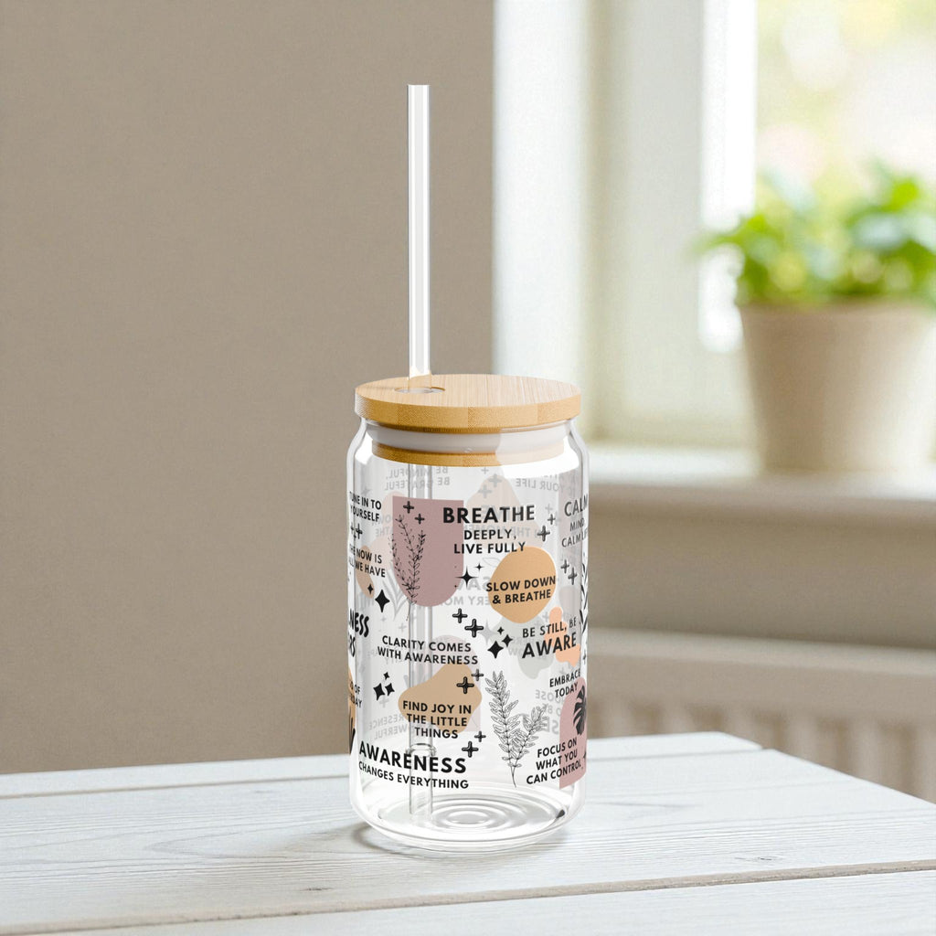 Mindfulness Matters Glass Tumbler; 16oz