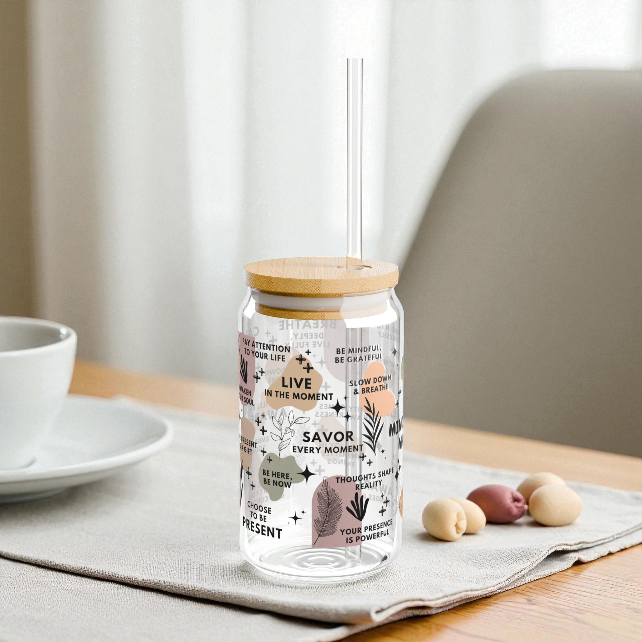 Mindfulness Matters Glass Tumbler; 16oz