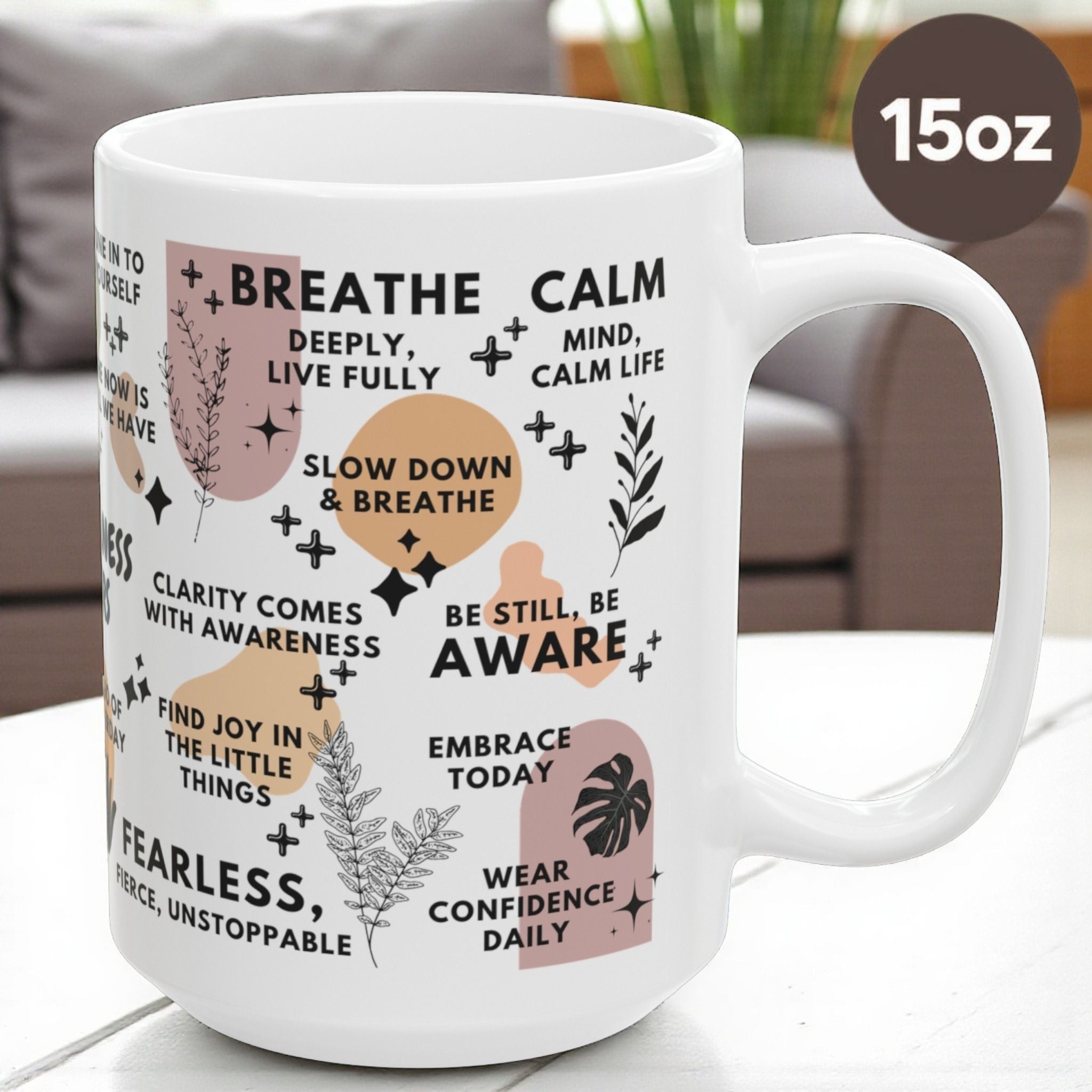 Mindfulness Matters Mug; 11oz/15oz
