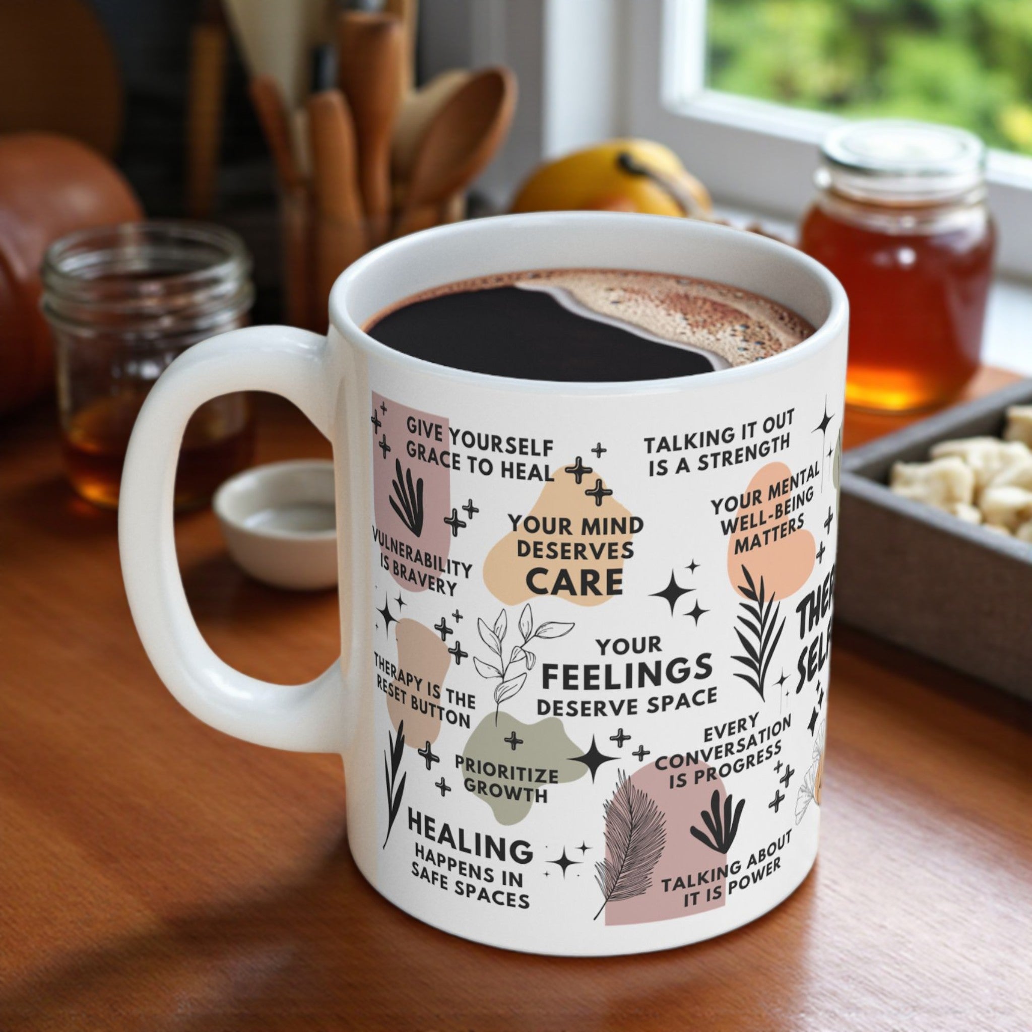 Therapy Is Self-Care Mug; 11oz/15oz