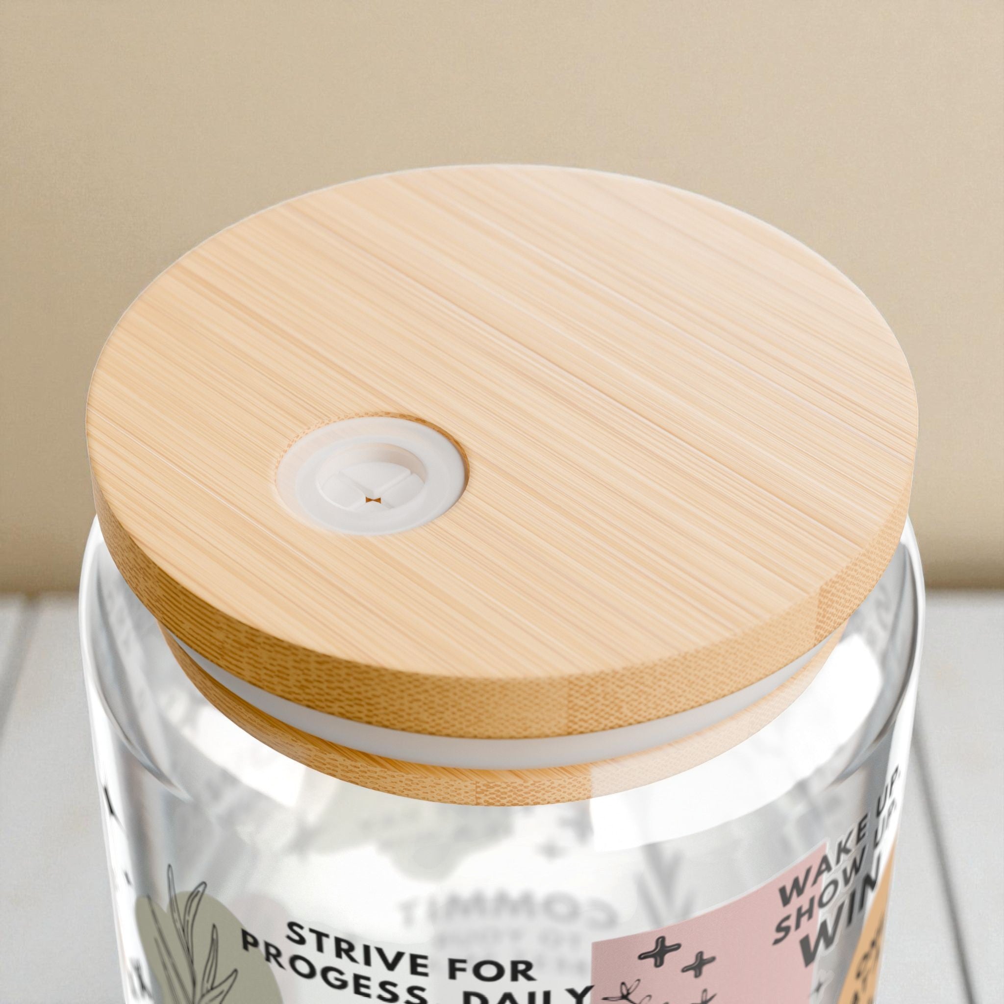 Crush It Every Day Glass Tumbler; 16oz