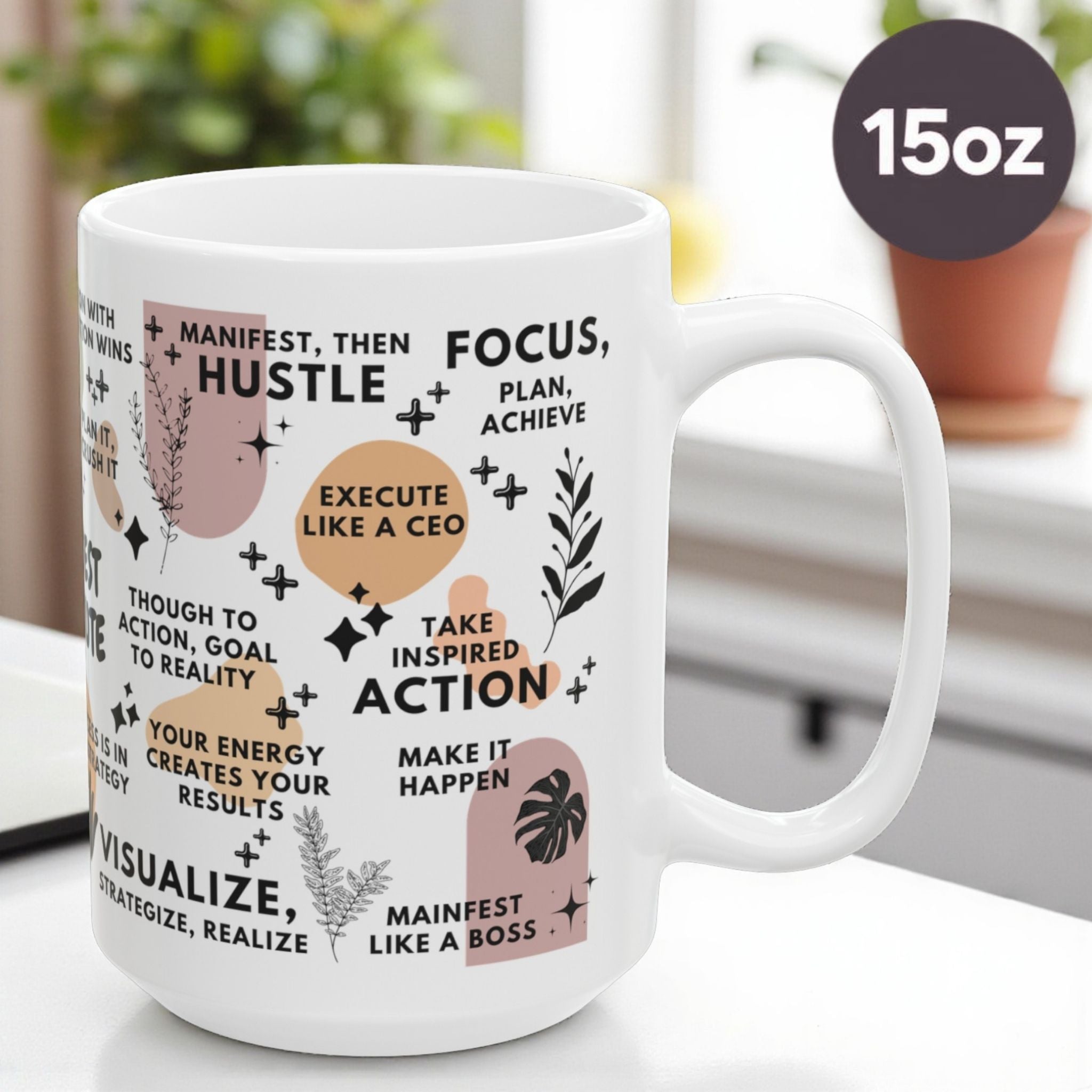 Manifest & Execute Mug; 11oz/15oz