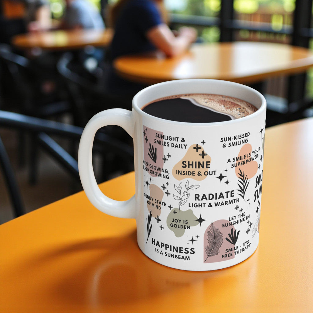 Smiles & Sunshine Mug; 11oz/15oz
