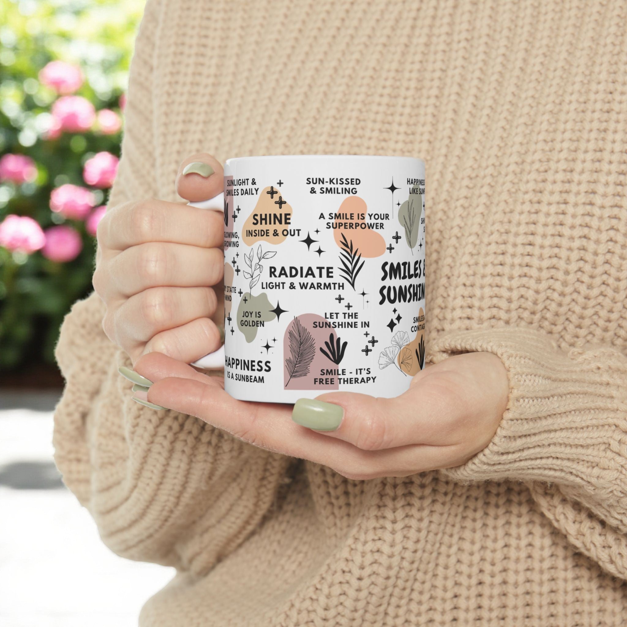 Smiles & Sunshine Mug; 11oz/15oz