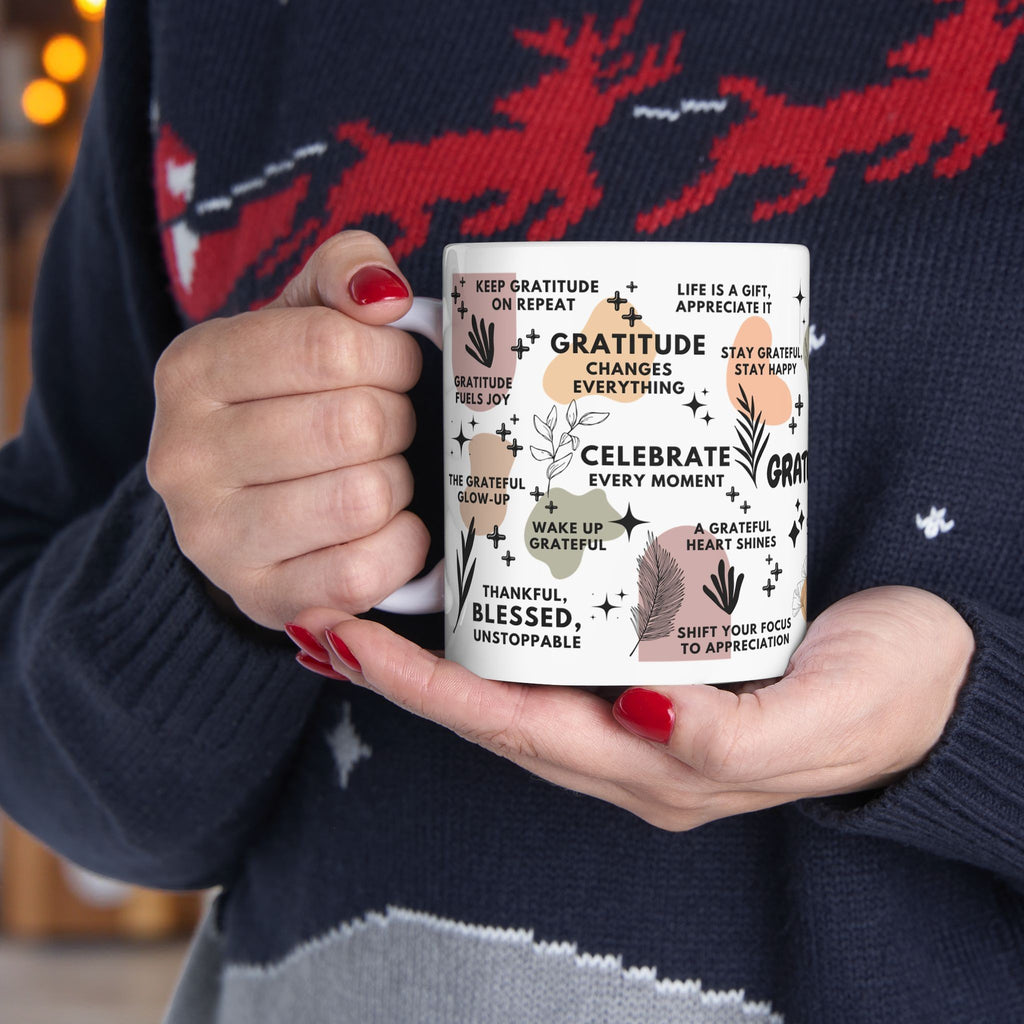 Grateful AF Mug; 11oz/15oz