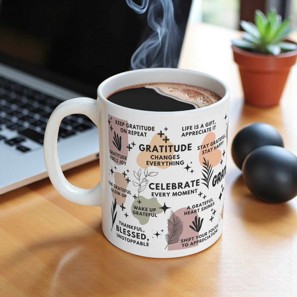 Grateful AF Mug; 11oz/15oz