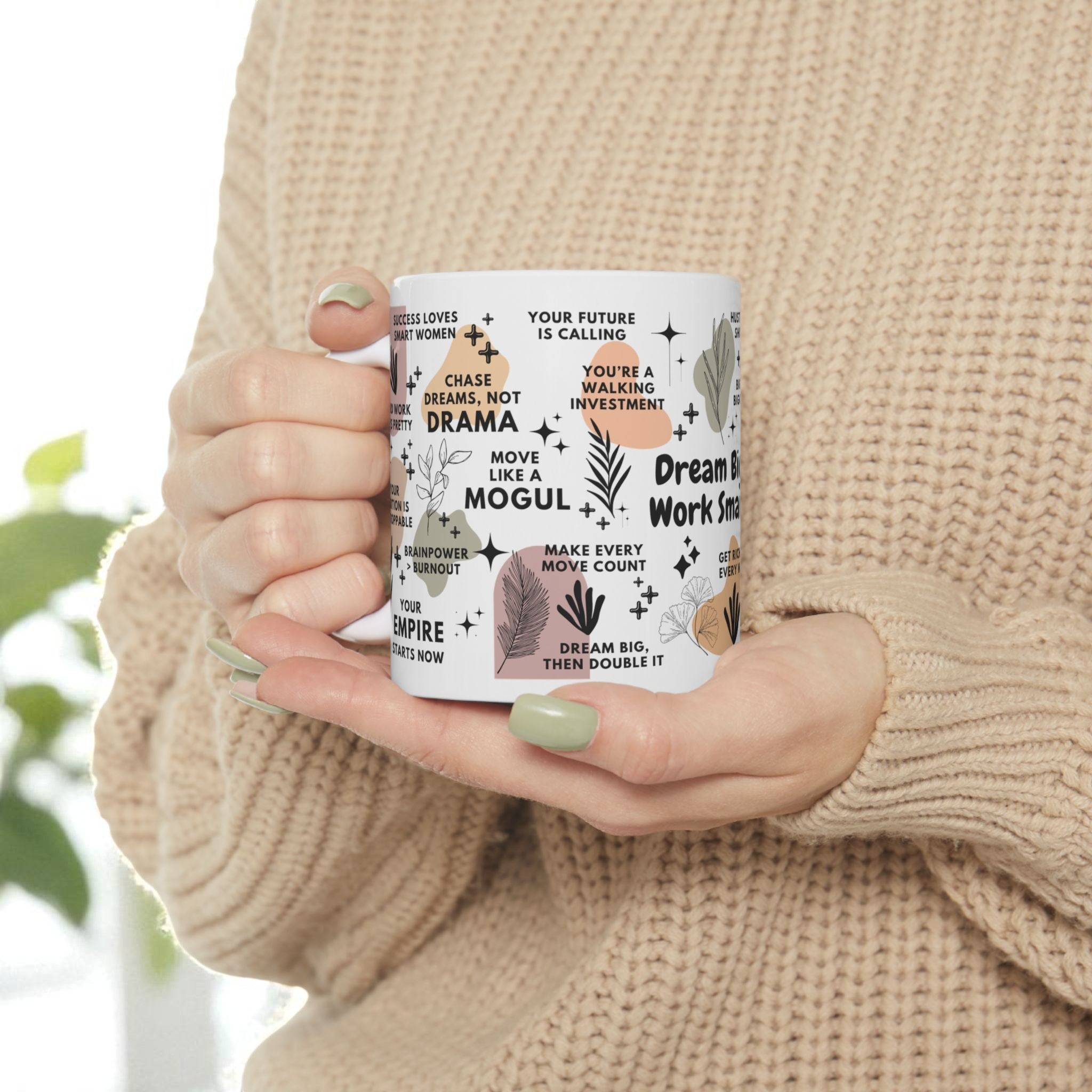 Dream Big Work Smart Mug; 11oz/15oz