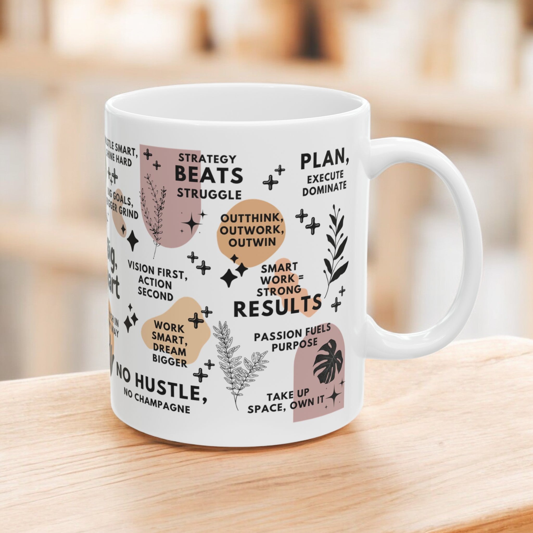 Dream Big Work Smart Mug; 11oz/15oz