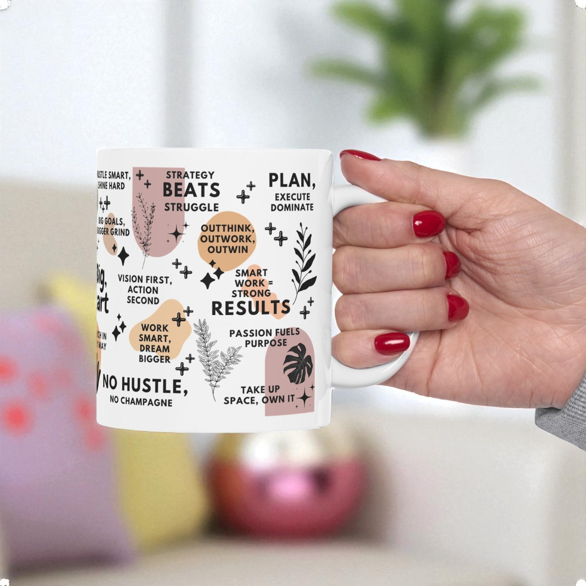 Dream Big Work Smart Mug; 11oz/15oz