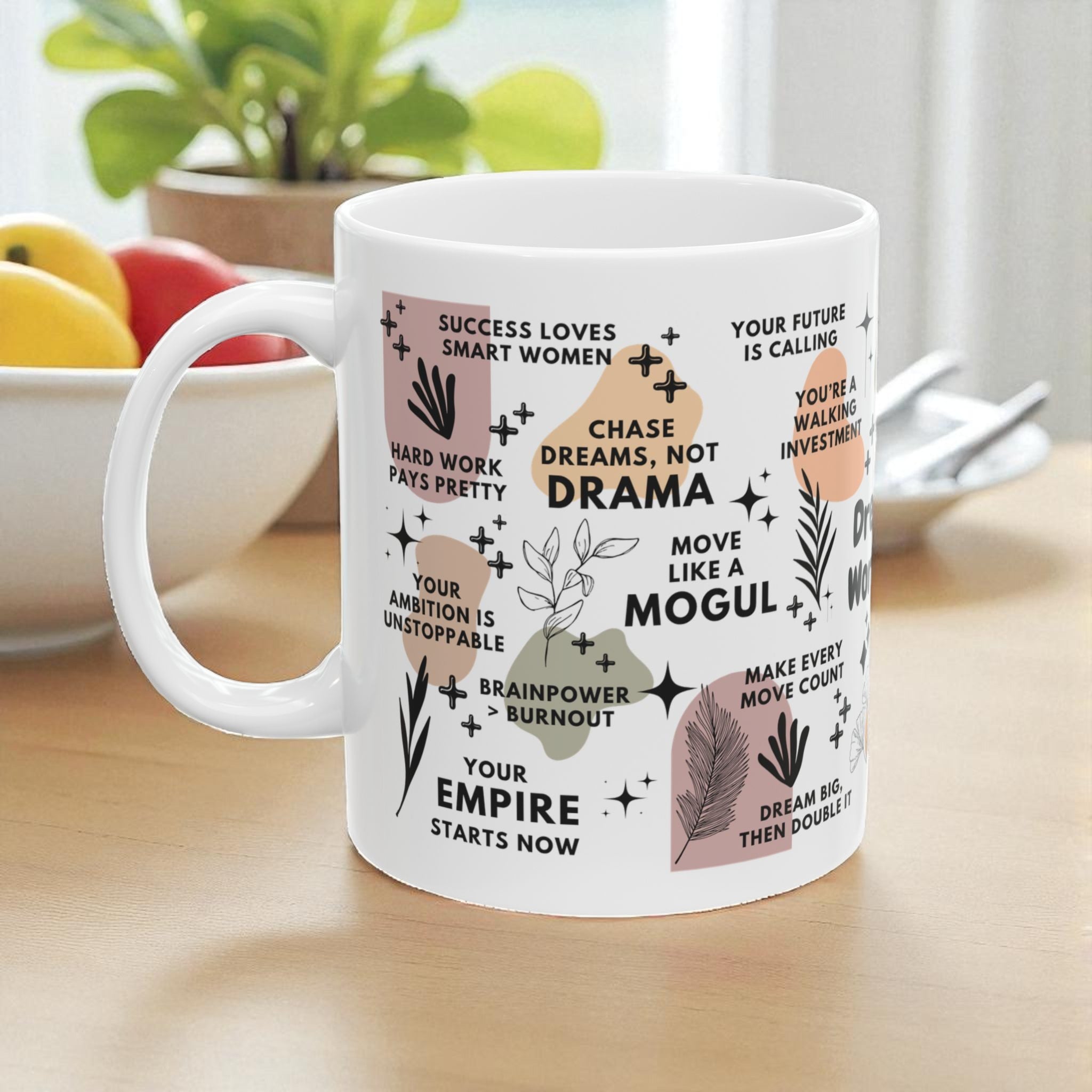 Dream Big Work Smart Mug; 11oz/15oz