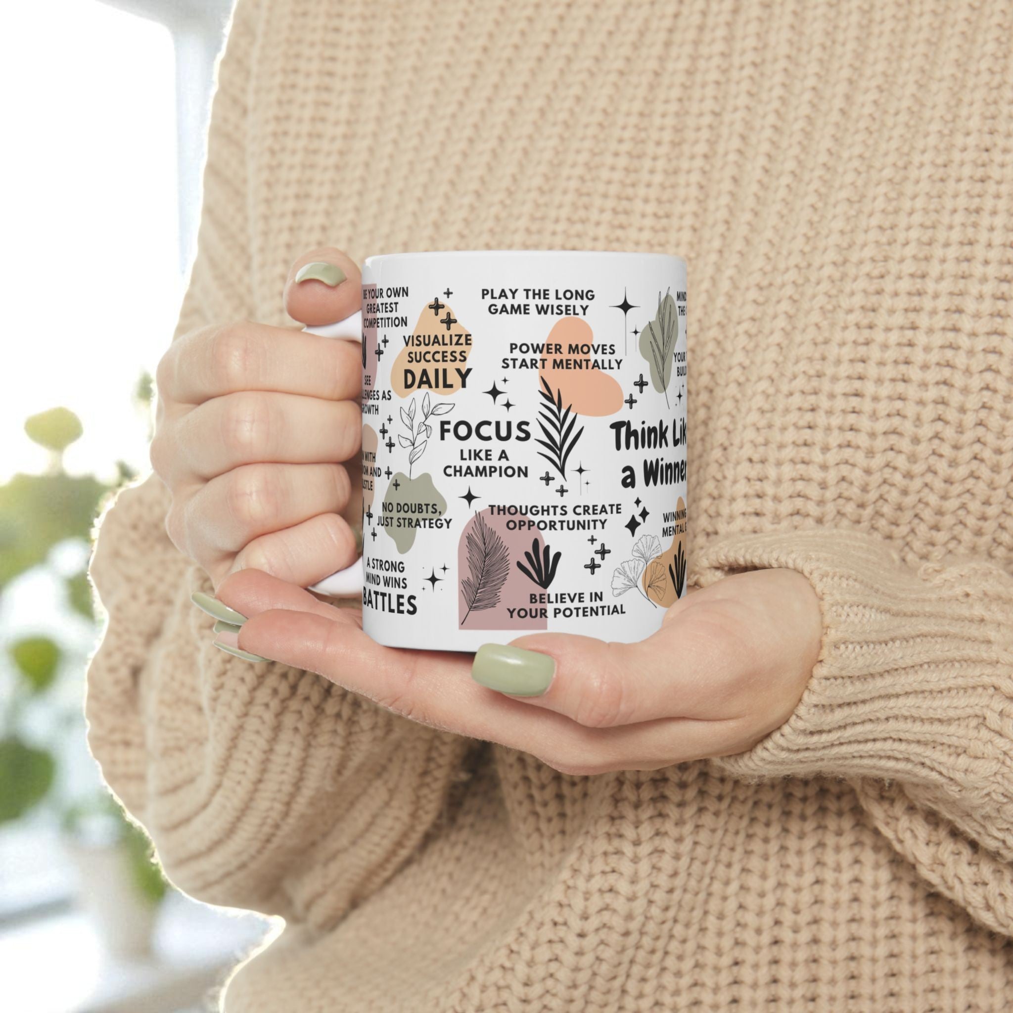 Think Like a Winner Mug; 11oz/15oz