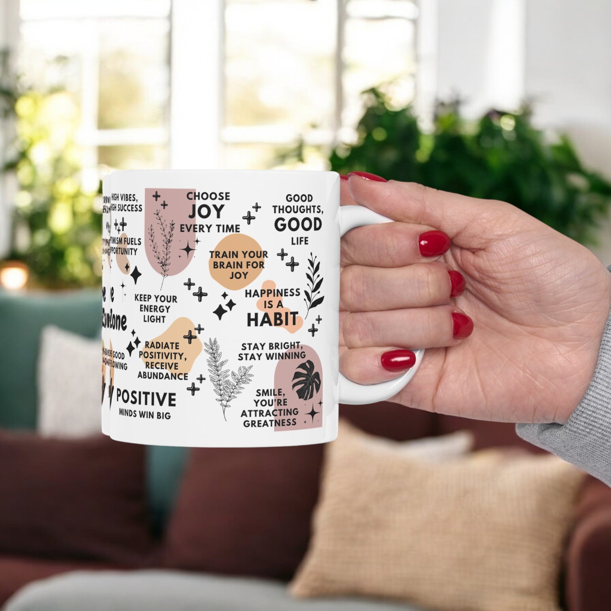 Positive Thinking Zone Mug; 11oz/15oz
