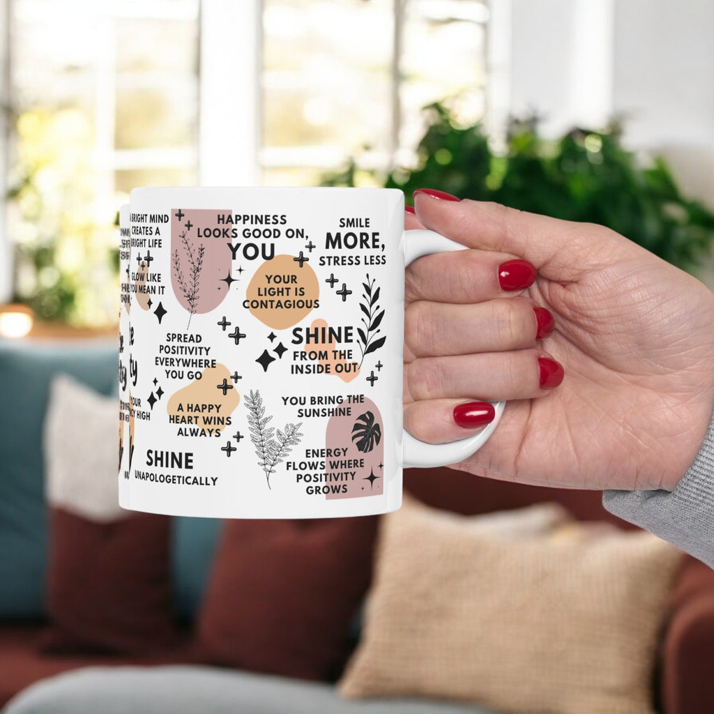 Radiate Positivity Mug; 11oz/15oz