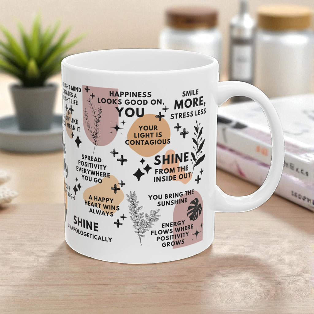 Radiate Positivity Mug; 11oz/15oz