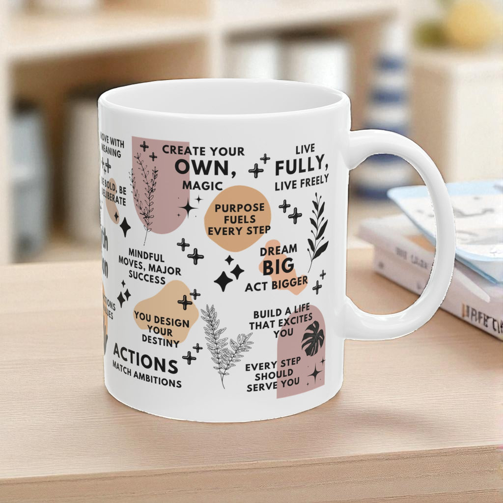 Live with Intention Mug; 11oz/15oz