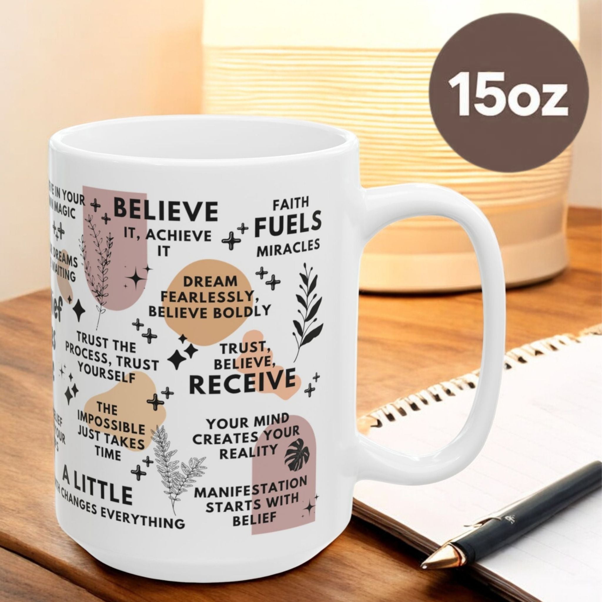 Your Belief Creates Magic Mug; 11oz/15oz