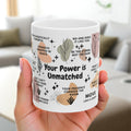Your Power Is Unmatched Mug; 11oz/15oz