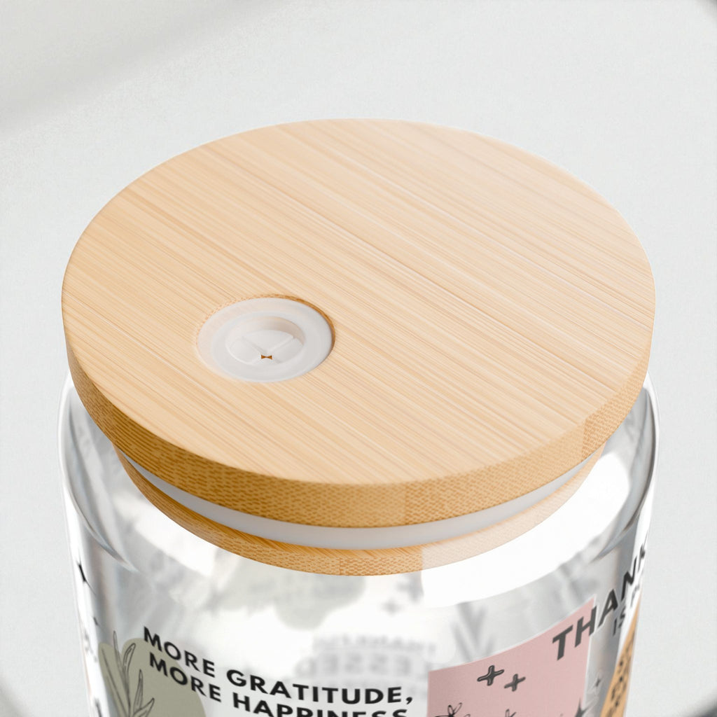 Grateful AF Glass Tumbler; 16oz