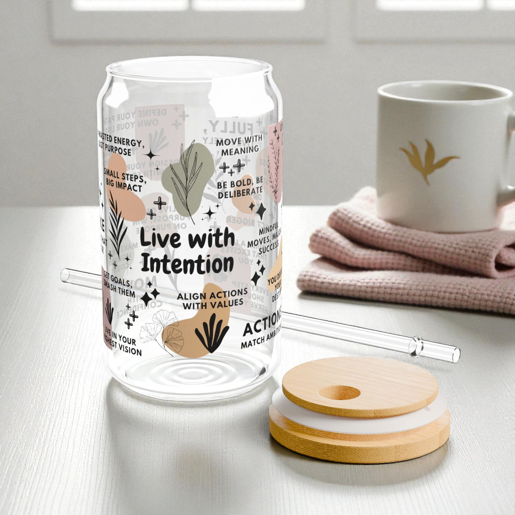 Live with Intention Glass Tumbler; 16oz