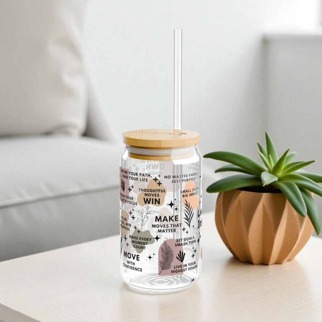 Live with Intention Glass Tumbler; 16oz