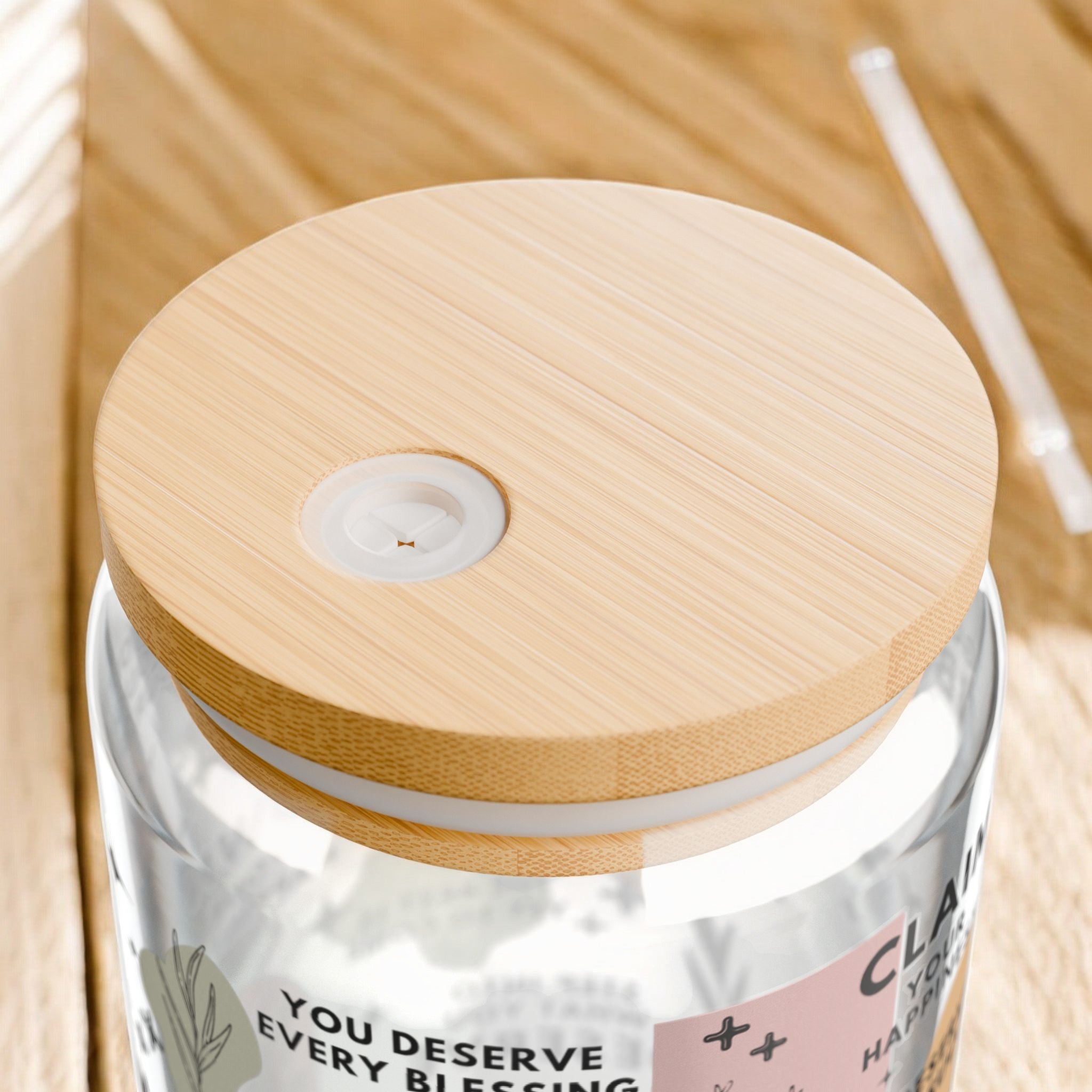 Worthy of Everything Good Glass Tumbler; 16oz