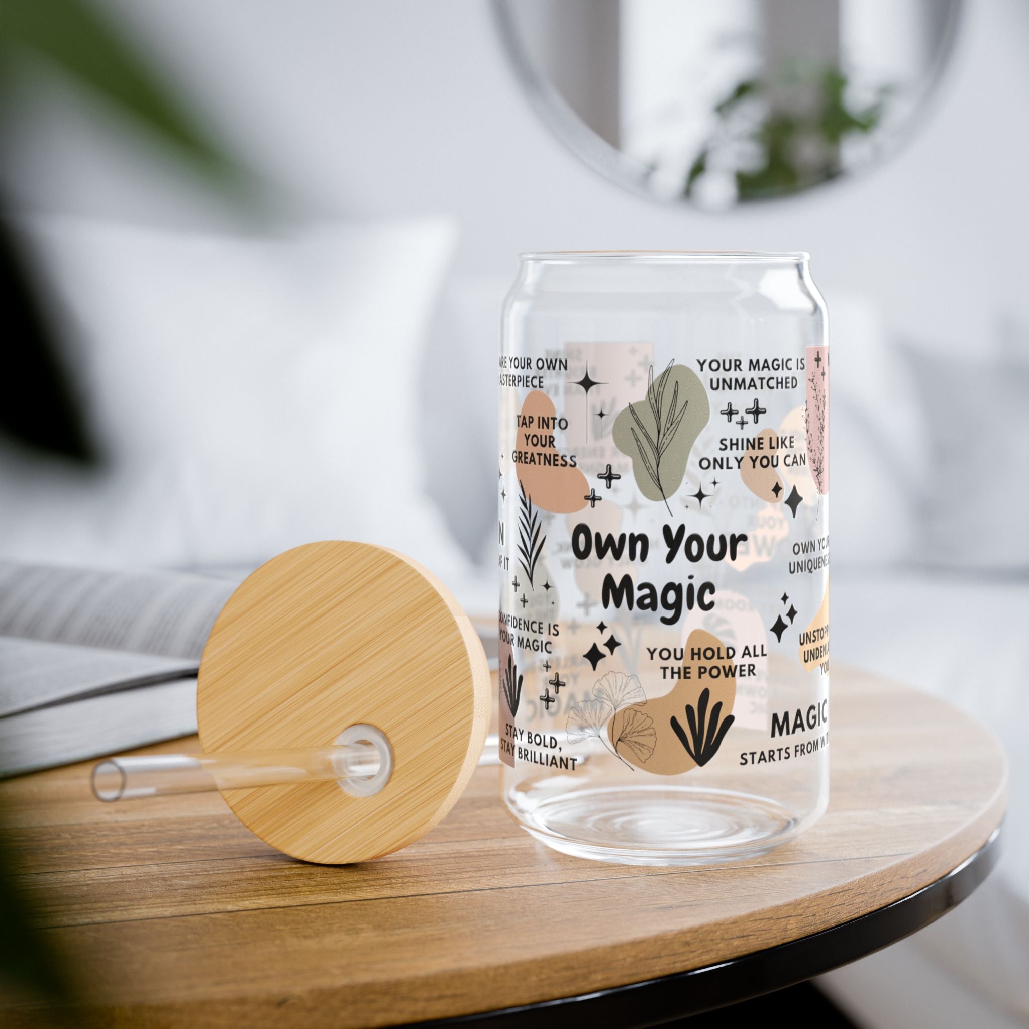Own Your Magic Glass Tumbler; 16oz