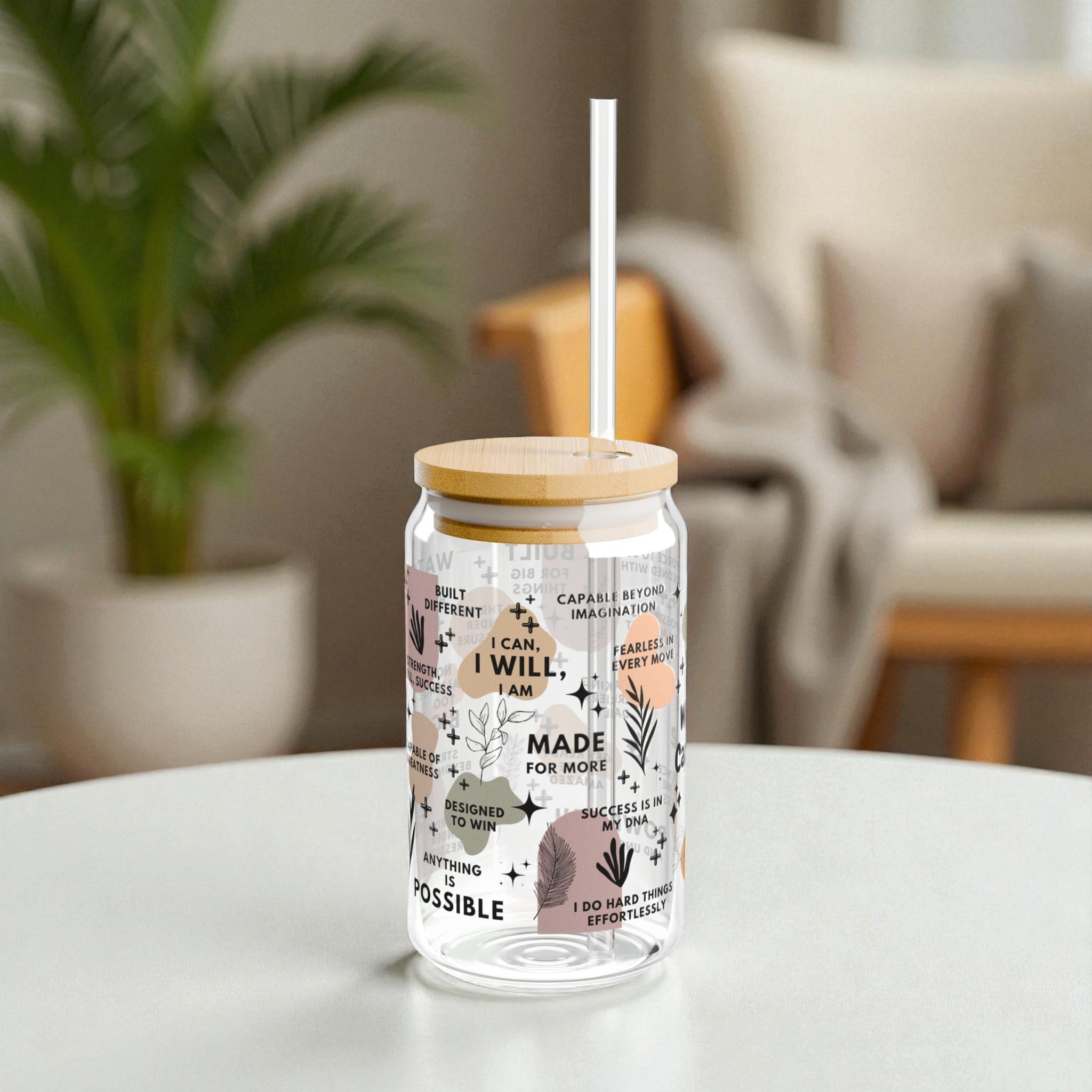 Wildly Capable Glass Tumbler; 16oz