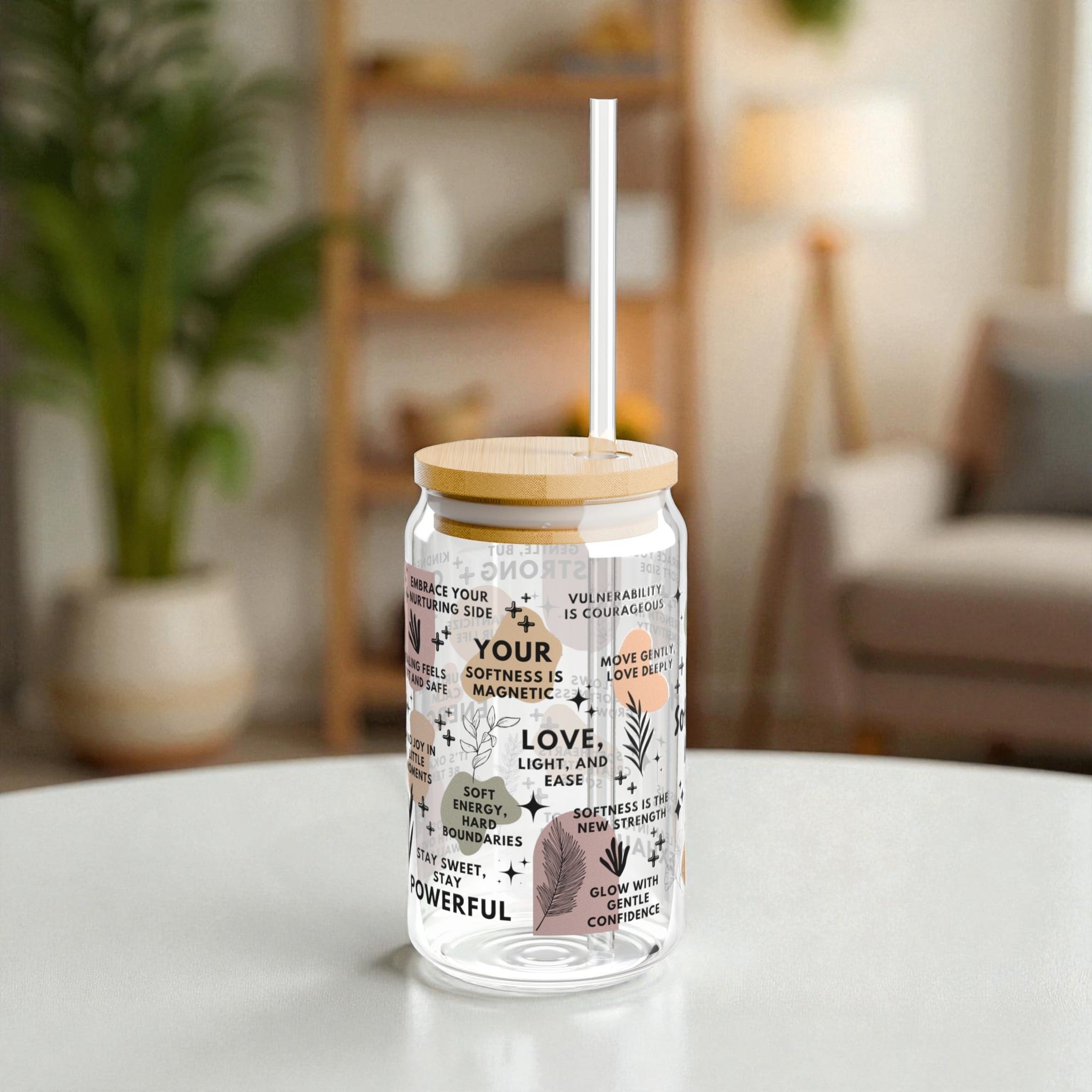 Soft Girl Era Glass Tumbler; 16oz