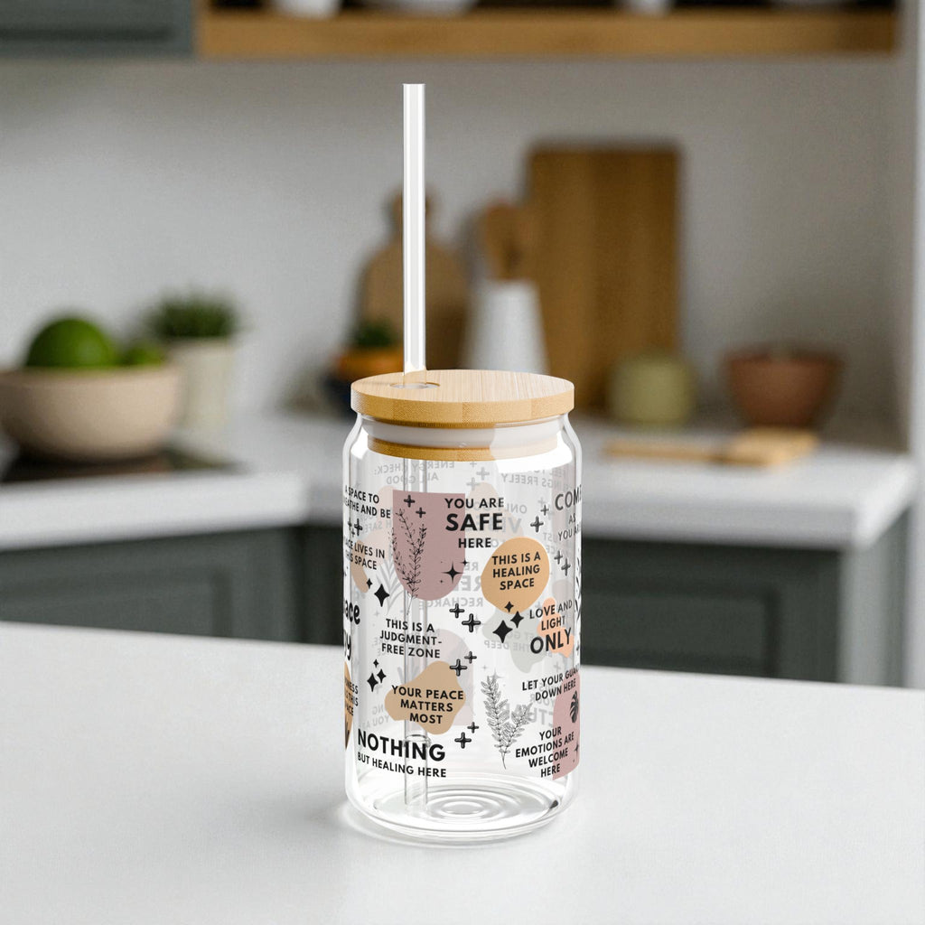 Safe Space Energy Glass Tumbler; 16oz