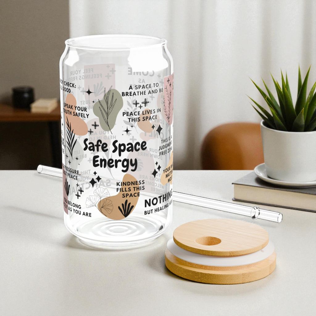Safe Space Energy Glass Tumbler; 16oz