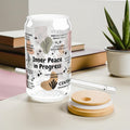 Inner Peace in Progress Glass Tumbler; 16oz
