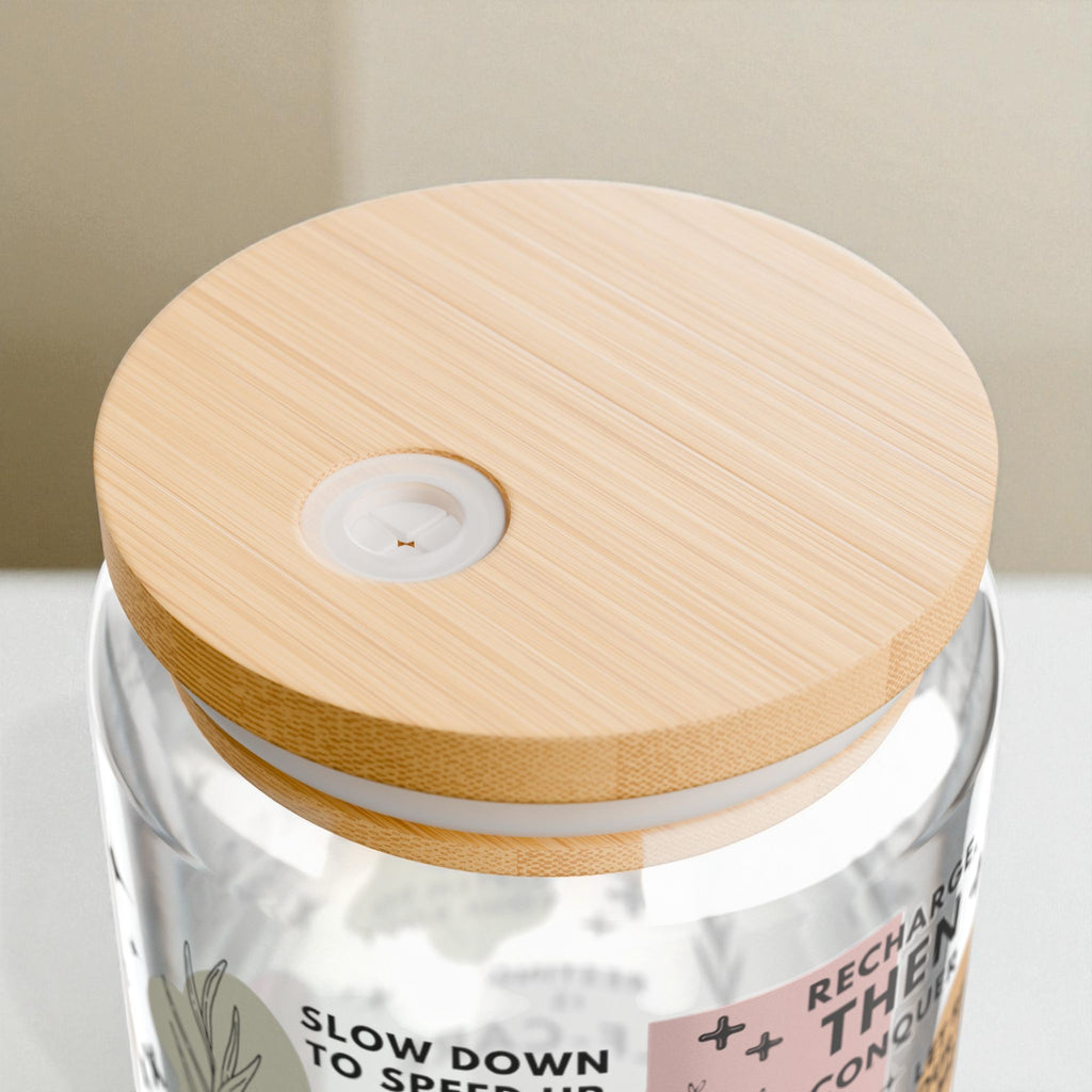 You Deserve Rest Too Glass Tumbler; 16oz