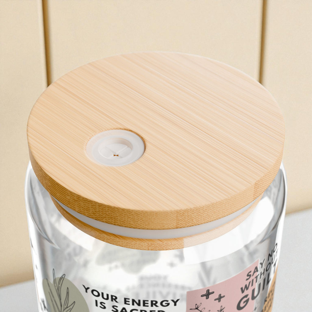 Protect Your Energy Glass Tumbler; 16oz