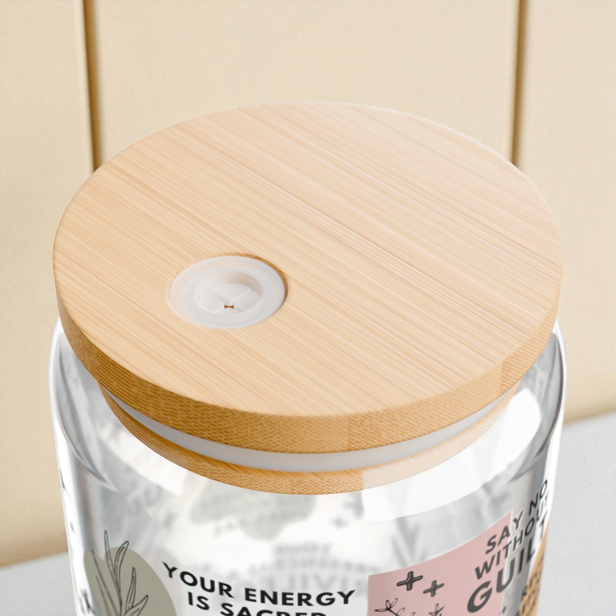 Protect Your Energy Glass Tumbler; 16oz